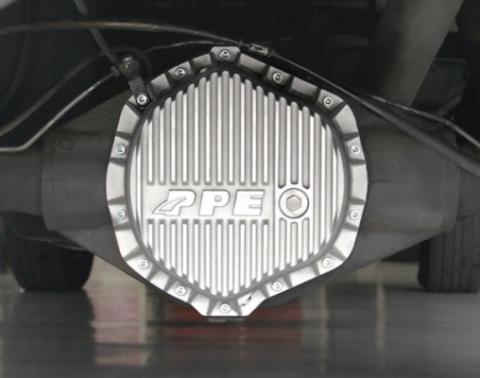 Heavy Duty Aluminum Rear Differential Cover GM/Dodge 2500HD/3500HD Black PPE Diesel