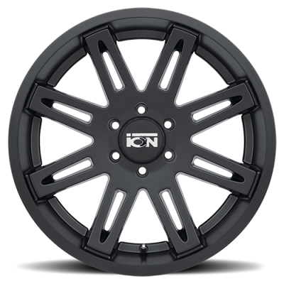 Cast Aluminum Wheels 142 MB 18x9 Matte Black 5 On 127 Bolt Pattern 0 Offset ION Wheels