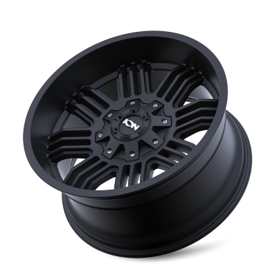 Cast Aluminum Wheels 144 MB 20x10 Matte Black 5 On 127/5 On 139.7 Bolt Pattern -19 Offset ION Wheels