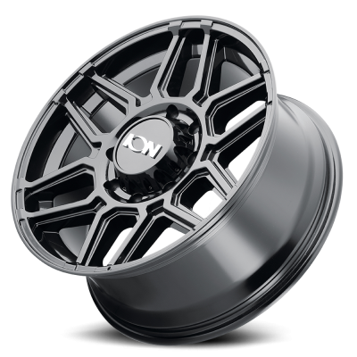 Cast Aluminum Wheels 146 GB 17x9 Gloss Black 5 On 127 Bolt Pattern 0 Offset ION Wheels