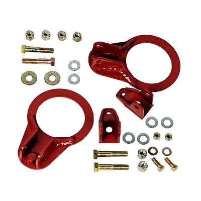 1982-2002 Camaro and Firebird Upper and Lower Rear Coil-Over Shock Bracket Kit Red J&amp;M Products