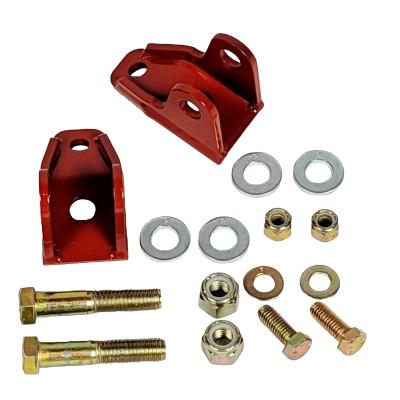 1982-2002 Camaro and Firebird Lower Rear Coil-Over Shock Bracket Kit Red J&amp;M Products