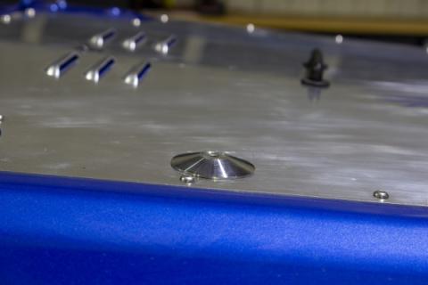 Jeep Wrangler Hood Bumper Deletes For 97-19 Wrangler JK/TJ Polished Stainless Steel Kentrol