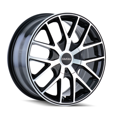 Touren Wheels TR60 3260 Gloss Black Machined 20X8.5 5-108/5-114.3 40MM 72.62MM