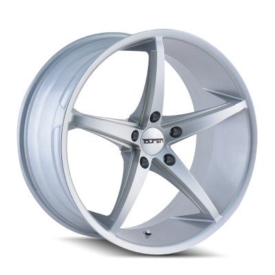 Touren Wheels TR70 3270 Gloss Silver Milled 20X8.5 5-112 30MM 66.56MM