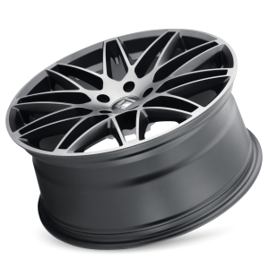 Touren Wheels TR75 3275 Matte Black Brushed With Dark Tint 18X8 5-100 40MM 56.1MM