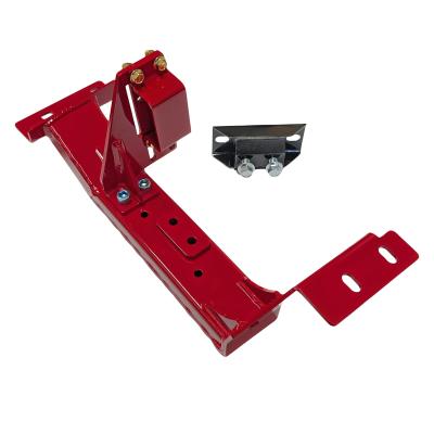 98-02 F-Body T56 Magnum Transmission Crossmember With Torque Arm Relocation Bracket Red J&M Products