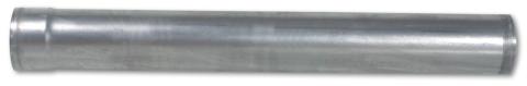 Exhaust Pipe 48 Inch Stainless 4 Inch OD Straight Bumped On One End Diamond Eye