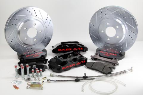 Brake System 13 Inch Front Track4 Black 88-96 GM Y Body BAER Brakes