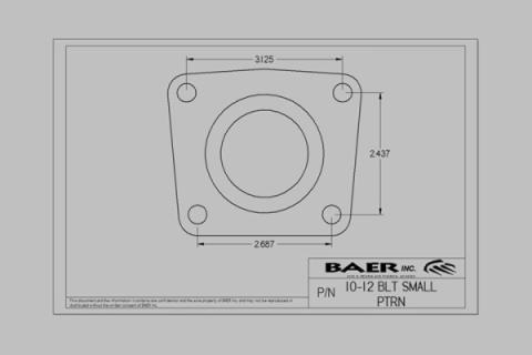 Brake System 11.65 Inch Rear IronSport with Park Brake And Staggered Shocks GM 10-12 Bolt BAER Brakes