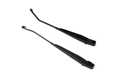 Jeep TJ Windshield Wiper Arms Pair 97-06 Wrangler TJ Powdercoat Black Kentrol