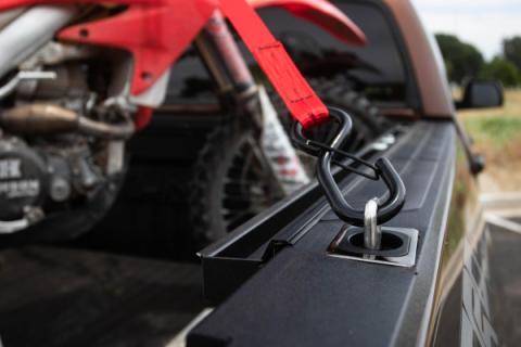 Gunmetal Flush Fit Retractable Tie-Down Anchors '95 -Up Dodge RAM 1500/2500/3500 14 -19 Toyota Tundra Crew Max 22+ Hyundai Santa Cruz Bullring