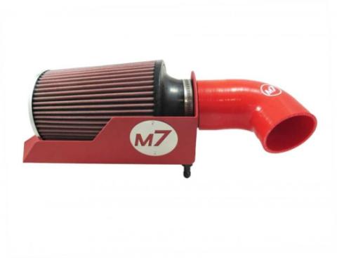 Gen 2 High Flow Intake System Red Wrinkle Powdercoated Aluminum HSG Red 8 Ply Cotton Filter Red Silicone Elbow Limited Edition M7 Speed