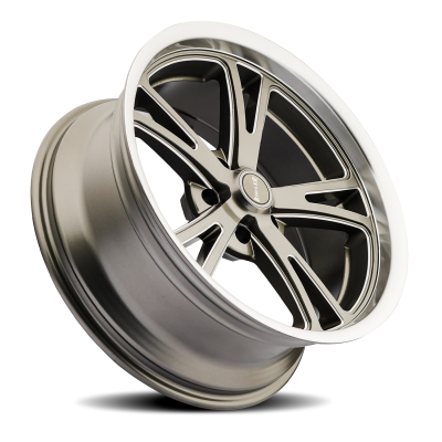 Ridler Wheels Aluminum Wheels 606 GY 18x9.5 Grey Milled Spokes-Diamond Lip 5 On 114.3 Bolt Pattern 0 Offset