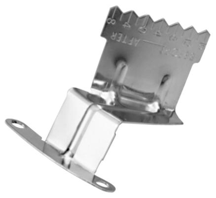 Engine Timing Tab Chrome Fits Small Block Chevy Using 8 Inch Balancer Proform