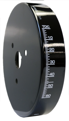 Engine Harmonic Balancer Cover For SB Chevy using 8 Inch Damper Black Proform