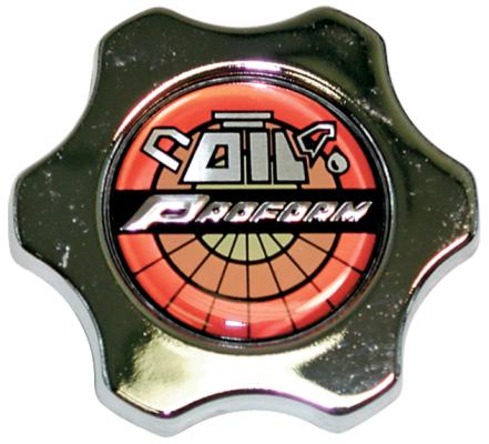 Oil Filler Cap Chrome Deluxe Twist-On Style Fits Most GM and Chrysler Engines Proform