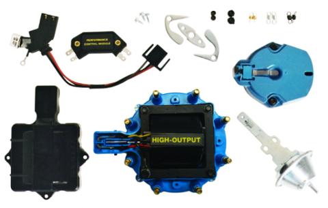 Engine Distributor Tune-Up Kit Fits GM HEI V8 Dist w/Internal Coil Blue Cap Proform