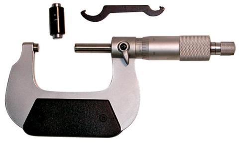 Micrometer Measures 1 to 2 Inch Range in .0001 Increments Steel Plastic Carrying Case Included Proform