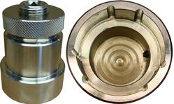 Engine Crankshaft Turning Nut Heavy Duty Chevy LS1 and LS6 Gen III Engine Crankshafts Steel Gold Iridate Proform