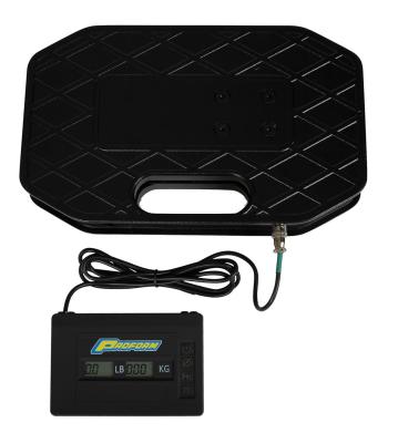Race Car Gas Can Scale 400 LB Capacity 0.1 LB Resolution Backlit LCD Display Pounds and Kilograms Proform