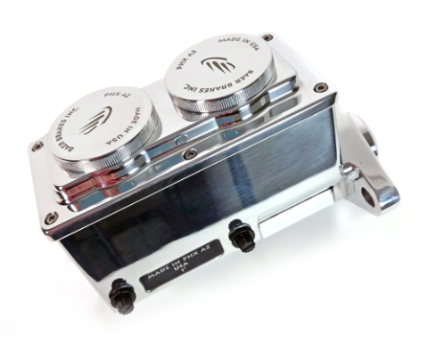 Brake Master Cylinder Remaster Polished Left Port 1 Inch BAER Brakes