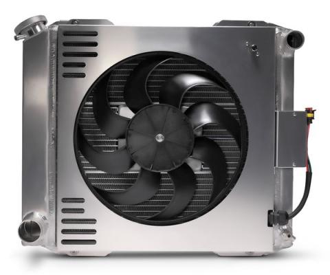 Slim-Fit Radiator System Universal Ford Style 17.0 Inch Core Manual Transmission Proform