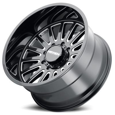 Mayhem Offroad Wheels Utopia 8114 22x12 Milled Black -44 Off Set 5 Lug 4.77 BSM 71.5 Bore Cast Aluminum