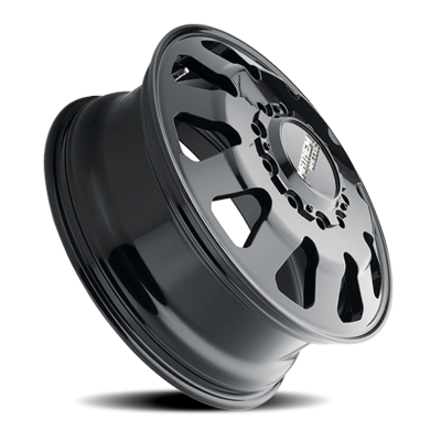 Mayhem Dually Wheels Challenger 8181 FB 22x8.25 Front Dually Full Black 169 Off Set 10 Lug 11.28 BSM 170.1 Bore Cast Aluminum