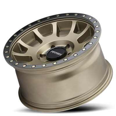 Mayhem Offroad Wheels Scout 8302 GD 17x8.5 Matte Black Lip Gold 0 Off Set 5 Lug 4.75 BSM 78.1 Bore Cast Aluminum