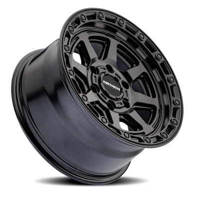 Mayhem Offroad Wheels Ridgeline 8306 MB 17x8.5 Black -6 Off Set 5 Lug 4.51 BSM 78.1 Bore Cast Aluminum