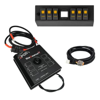 SourceLT w/ Genesis Adapter and Amber LED Switch Panel for JK 2009-2018
