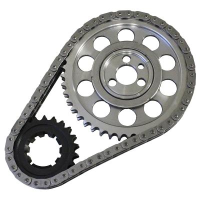 Double Roller Timing Chain Set; 1955 - 1996 Chevy 265-400 9-Keyway Howards Cams 94700