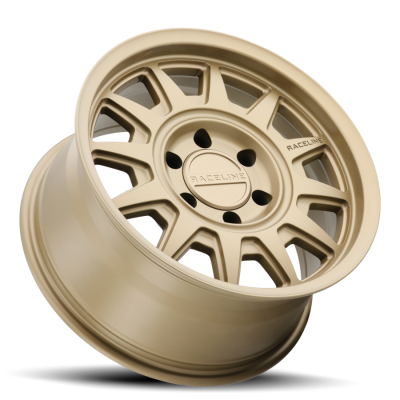 Aluminum Wheels 17x8.5 Aero HD 952BZ Satin Bronze Gold 0 Offset 5 on 127 Bolt Pattern 78.1 Bore Raceline