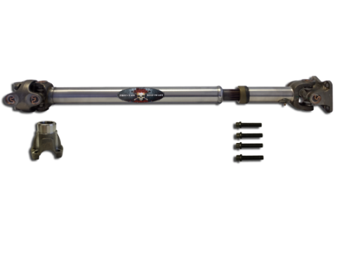 JL Front 1310 Solid CV Driveshaft with Flange 2 or 4 Door (Rubicon - Sport - Sahara) Adams Driveshaft