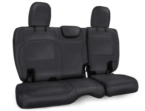 Rear Bench Cover for Jeep Wrangler JLU 4 door with no armrest All Black PRP Seats