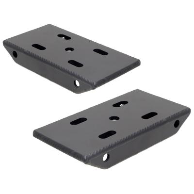 HD Leaf Spring Plates For Use w/2 Inch Springs 76-86 Jeep CJ Front Pair RockJock 4x4