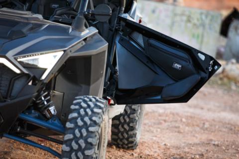 Front Door Bags with Knee Pad for 20-24 Polaris RZR PRO XP PRO R Turbo R Pair PRP Seats