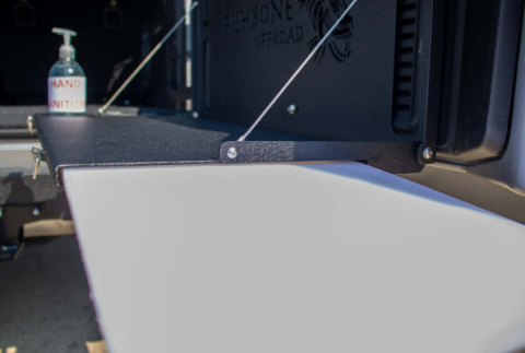 6th Gen Ford Bronco, 18-Present Jeep Wrangler JL and 07-18 Jeep Wrangler JK Tailgate Table Fishbone Offroad