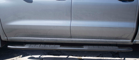 19-Current Silverado 1500 Double Cab 5 Inch Oval Side Step Fishbone Offroad