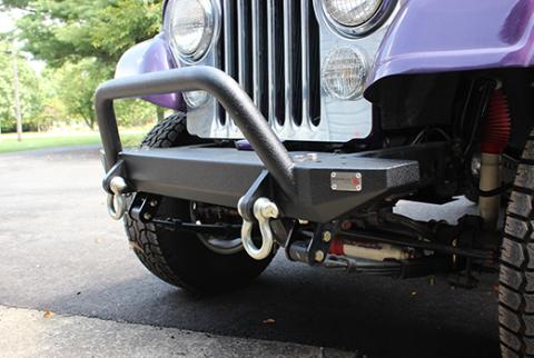 Jeep YJ Piranha Front Bumper with Tube Guard 87-95 YJ Wrangler Fishbone Offroad