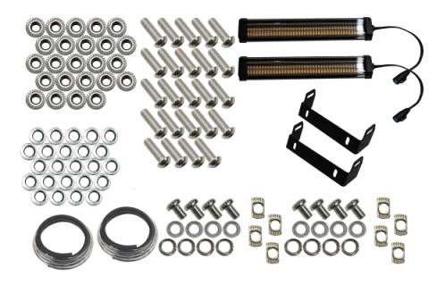 18-Current Jeep Wrangler JL, JLU and 20-Current Jeep Gladiator JT Front Steel Elite Fenders Fishbone Offroad