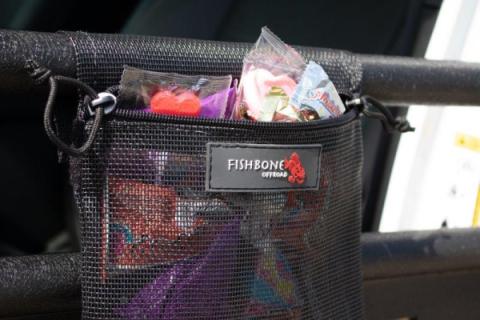 Tube Door Storage Bag For 18-Up Jeep Wrangler JL 2 Door Fishbone