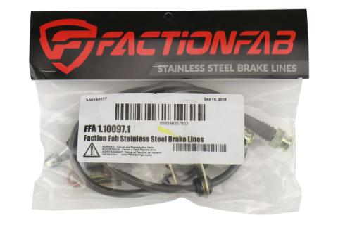 Front Stainless Steel Brake Lines BRZ / FRS / 86 FactionFab
