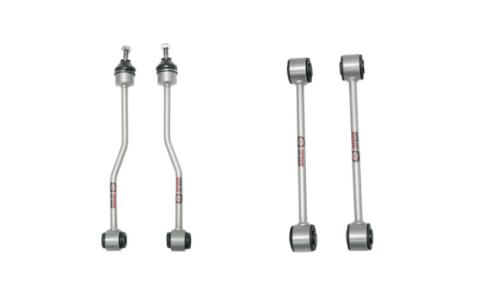 Front and Rear Extended Zinc-Nickel Sway Bar End Links for 2-4 Inch Lift 97-06 Jeep Wrangler Freedom Off-Road