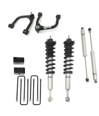 Front 3.5 Inch Lift Struts w/ Rear 3 Inch Blocks, Shocks, and Front Upper Control Arms 2007-2021 Toyota Tundra Freedom Off-Road