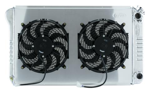 68-77 A-Body LS SWAP Aluminum Radiator And Dual 14 Inch Fans Cold Case Radiators