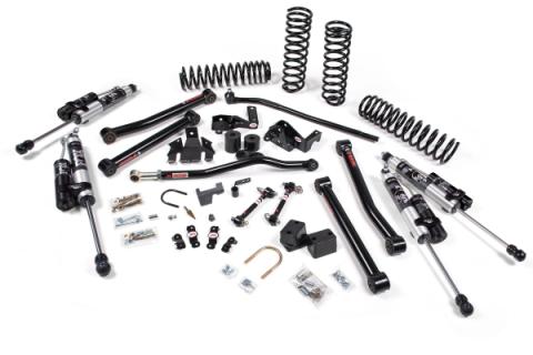 2007-2018 Jeep Wrangler JK J-Konnect 4 Door 3.5 Inch Lift Kit w/ JSpec Shocks JSPEC