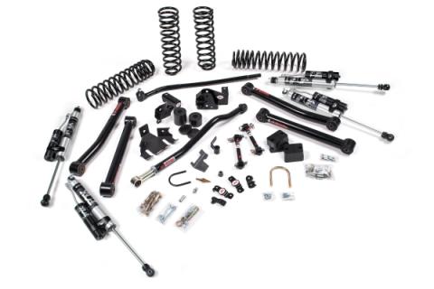 2007-2018 Jeep Wrangler JK J-Konnect 4 Door 3.5 Inch Lift Kit w/ JSpec Shocks JSPEC