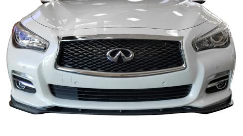 Infiniti Q50 Premium Front Splitter Matte Black For 14-17 Infiniti Q50 Stillen